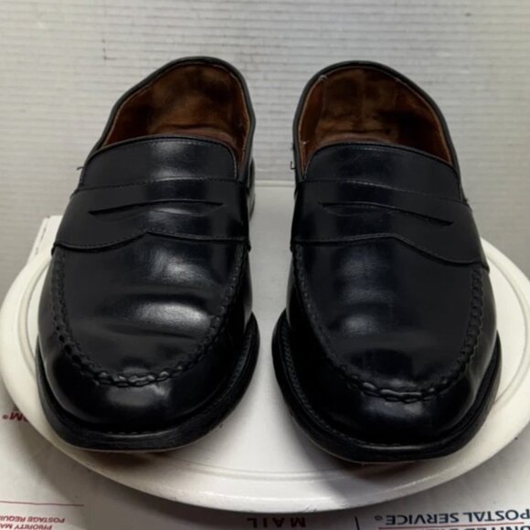 Allen Edmonds Randolph Black Leather Penny Loafers, Size 9.5 3E - Picture 2 of 8
